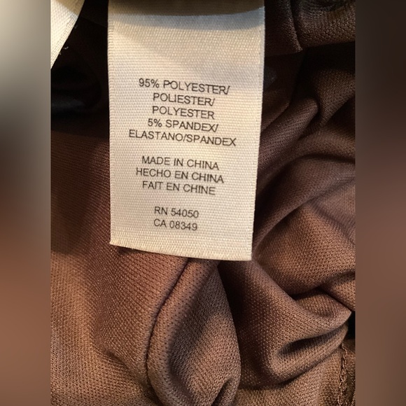 Anne Klein sleeveless embellished ruched dress 12 - Picture 10 of 12